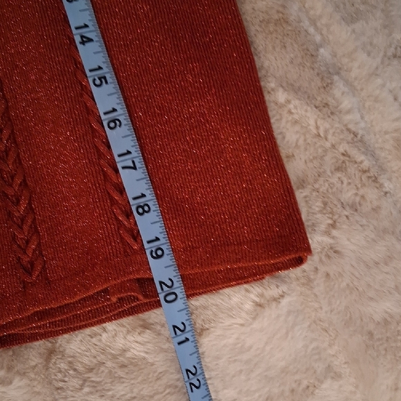 Joseph A. Women's Red Sparkle Cardigan Twin Set - Picture 11 of 12